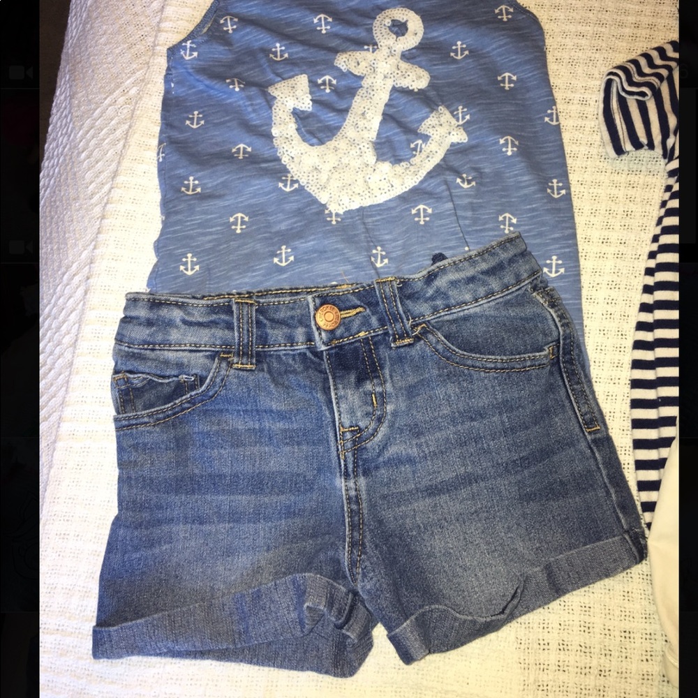 3 Girls size 5T Summer outfits